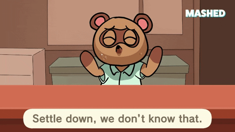 Nervous Animal Crossing GIF by Mashed