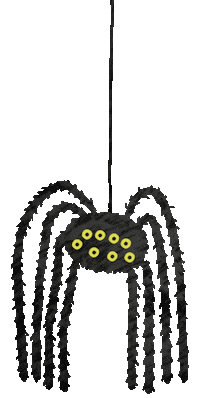 Dancing Spider Halloween Sticker