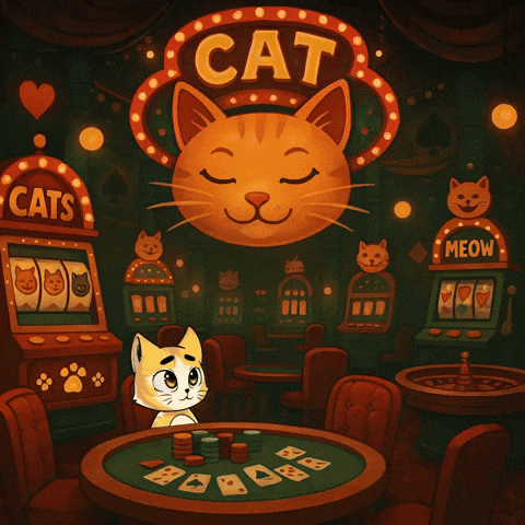 HeroGalaxyNFT cat cats casino slots GIF