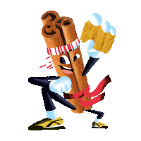 Character Snack Sticker by Goodies Kids Snacks