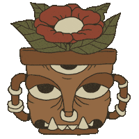 corvinanim flower death plant maya Sticker
