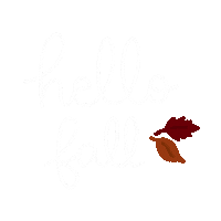 Fall Hello Sticker