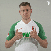 Football Thumbs Up GIF by FC Augsburg 1907