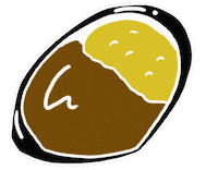 カレー Sticker by ojiya_oyaji