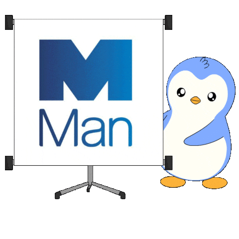Man Invest Sticker by Pudgy Penguins