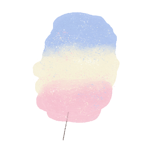 Cotton Candy Sticker