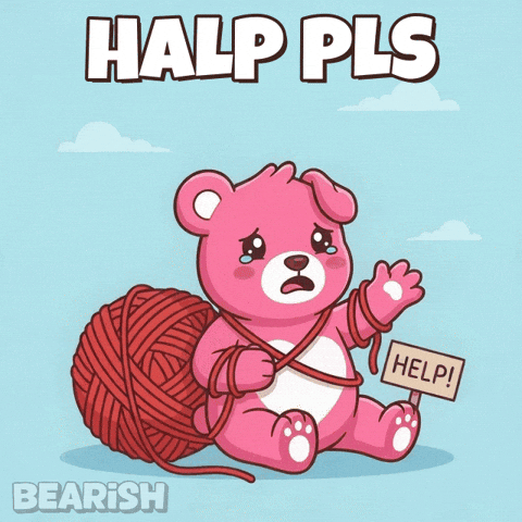Sad Teddy Bear GIF by BEARISH