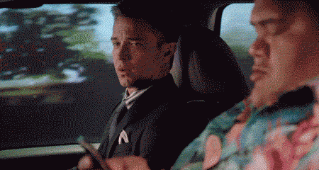 text driving GIF by CBS