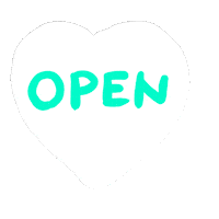 Open Sticker by Gunmaunofficial