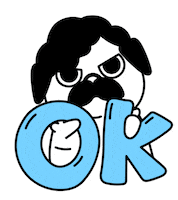 esco_bark ok okay sip oke Sticker