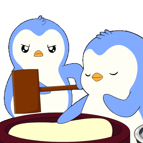 Japan Making Sticker by Pudgy Penguins