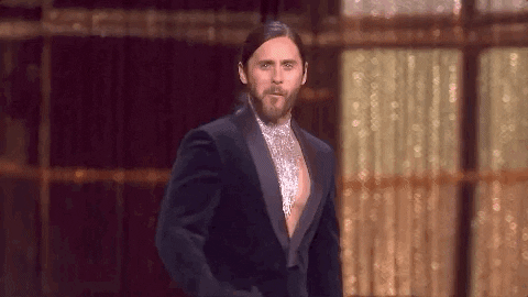 Jared Leto Salute GIF by BRIT Awards