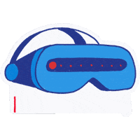 Virtual Reality Education Sticker by Camille Lorenzo