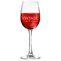 VintageCafe vintage wine glass redwine Sticker
