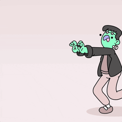 Trick Or Treat Running GIF by doodles