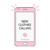 New Clothes Phone Sticker by Diordie