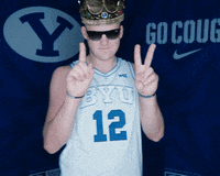 Byu Basketball Sport GIF by BYU Cougars