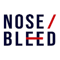 Nosebleedinc rainbow colorful spectrum nosebleed Sticker