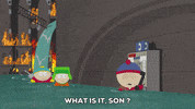 eric cartman fire GIF by South Park 