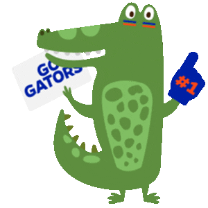 Gators Basketball Uf Sticker by University of Florida College of Education