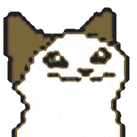 keeyum cat pixel Sticker
