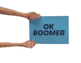 Boomer Sticker by Roba da Donne