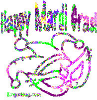 happy mardi gras STICKER