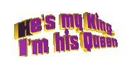 my king love Sticker