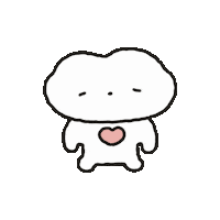 neujeok love heart heartbeat 사랑 Sticker