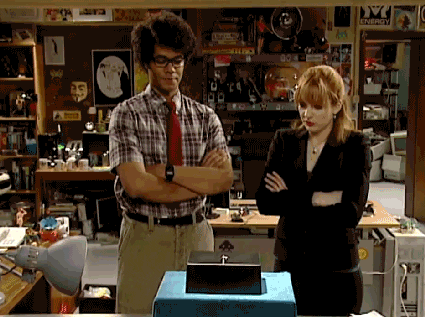 technology crowd GIF