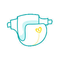 PampersBNL baby mom mother dad Sticker
