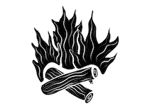 Fire Camping Sticker