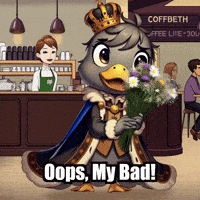 Coffee Shop Oops GIF by sirduckbeth