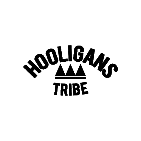 hooliganstribe logo 3d clothing ohio Sticker