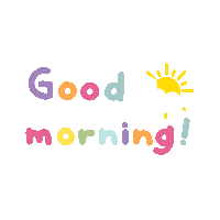 Good Morning Sun Sticker