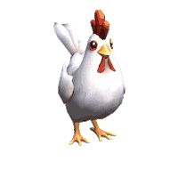 Game Chicken Sticker by Shop Titans