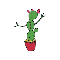 Prickly Pear Christmas Sticker