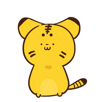 xiaodonwu what animals surprise tiger GIF