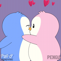 I Love You Kiss GIF by Pudgy Penguins