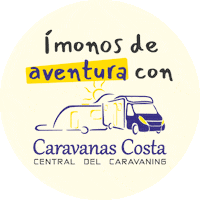 caravanascosta aventura galicia costa caravana Sticker