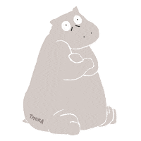 Scared No Worries Sticker by Thoka Maer