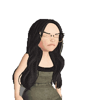 Girl Sticker
