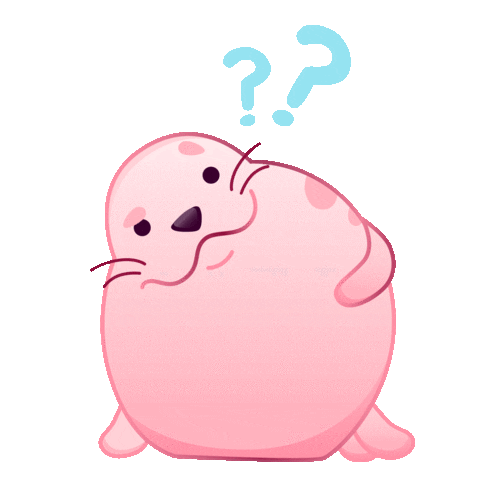 confused pink Sticker by Bare Tree Media