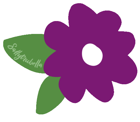 Flower Hawaii Sticker by Sally Trubella Travels