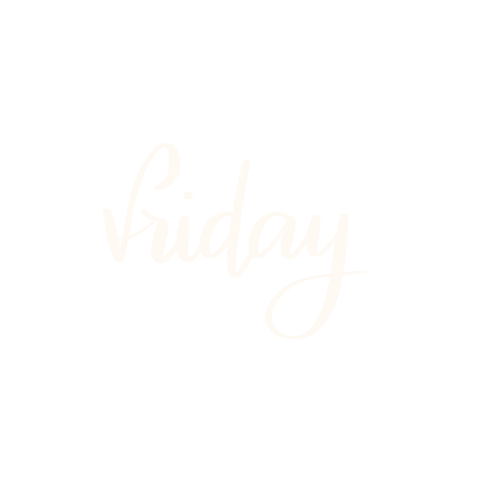 Friday Text Sticker