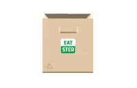 eatster to go jedlo eatster eat faster Sticker