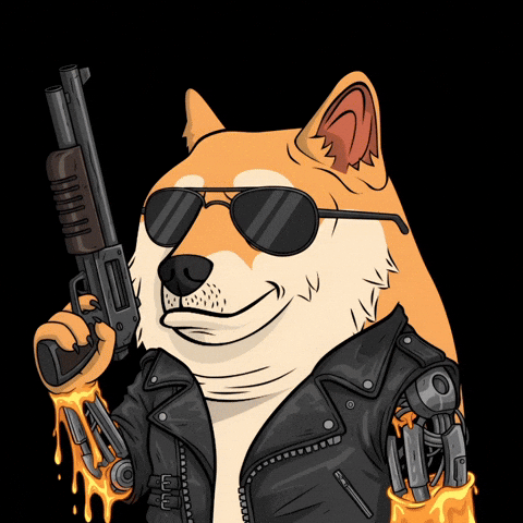 Ill Be Back Digital Art GIF by Doge Pound