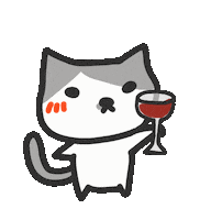 Red Wine Sticker by yomoyeah