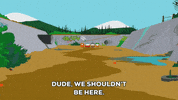 scared eric cartman GIF by South Park 