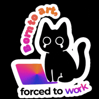 Cat Work GIF